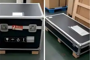 Picture – Flight case on pallet