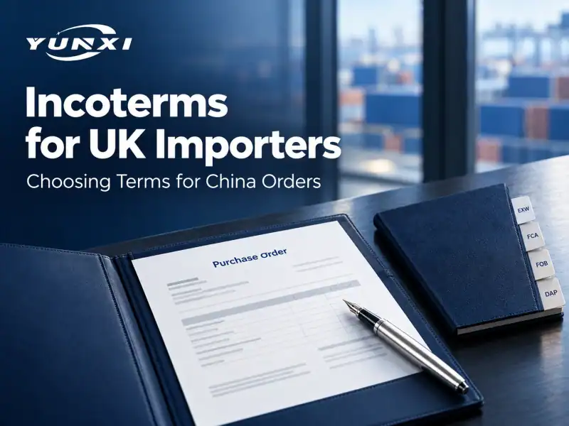 Incoterms for UK importers: choosing terms for China orders
